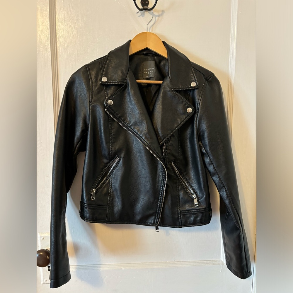 Primark faux leather jacket size 6